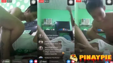 Pinay Sex Di alam ni Marga na nakalive pala ang kantutan nila